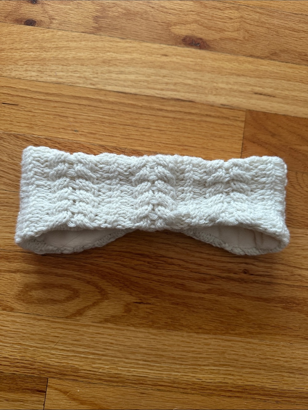 White Ear Warmers